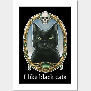 I Like Black Cats Posters and Art